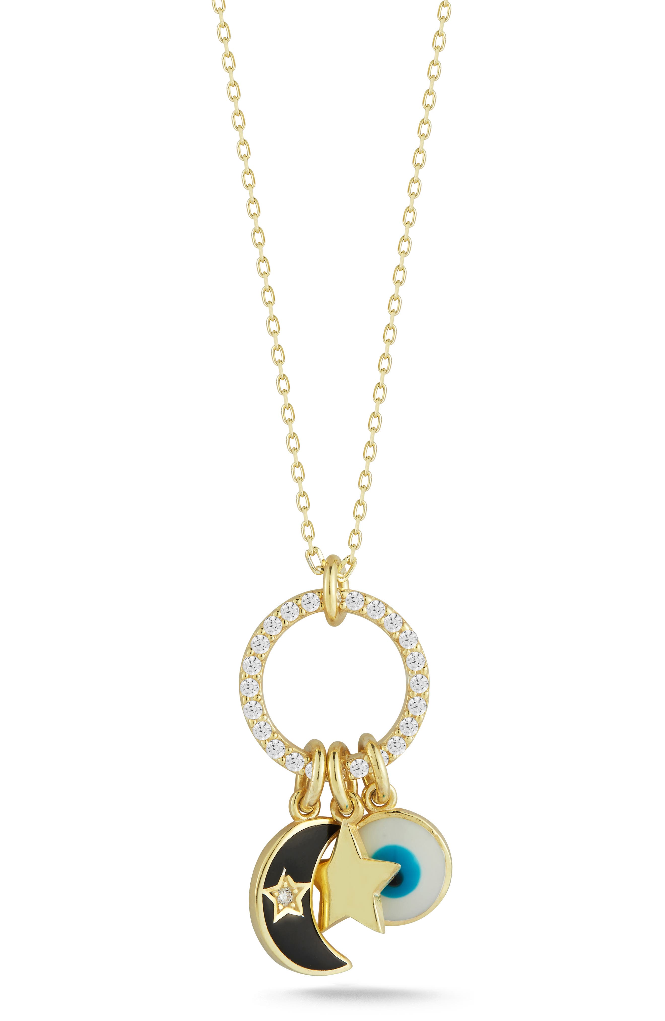 SPHERA MILANO Enamel Charm Necklace