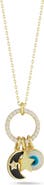 SPHERA MILANO Enamel Charm Necklace
