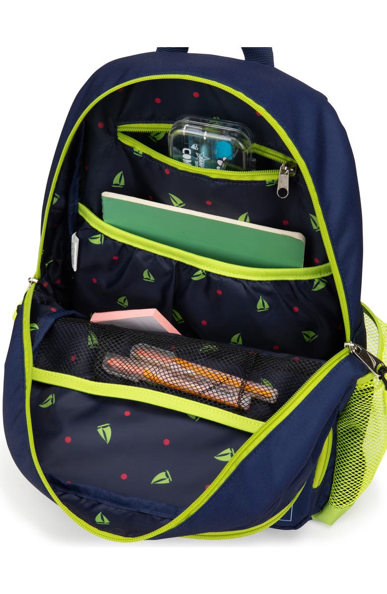 Nautica Flags 16 Inch Backpack for Kids and Teens, Alternate, color, Flags