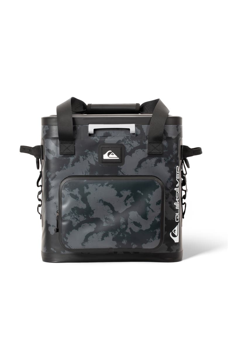 Quiksilver Coastal 20L Multi-Layer Insulated Zipperless Box Cooler with Bottle Opener, Alternate, color, Tie-Dye