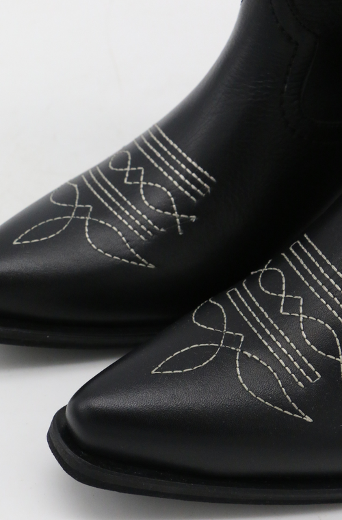 Stivali New York Moonrise Western Cowboy Boots In Black