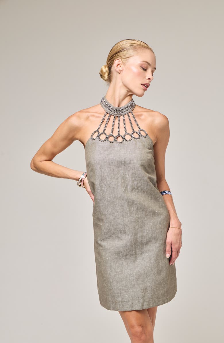 BTB Los Angeles Clarissa Dress, Main, color, Olive