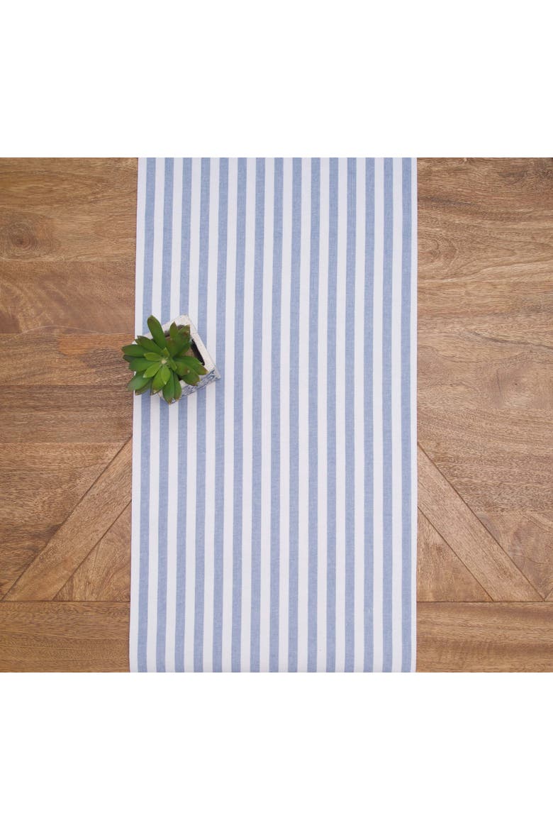 Calming Seas Starfish Reversible Graphic Print Machine Washable Table Runner 14" x 72", Alternate, color, White