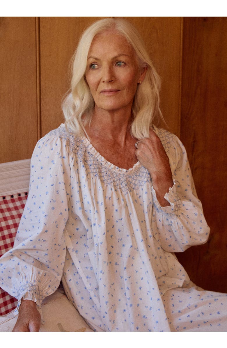 If Only If Jessie Nightdress, Alternate, color, Blue Cornflower