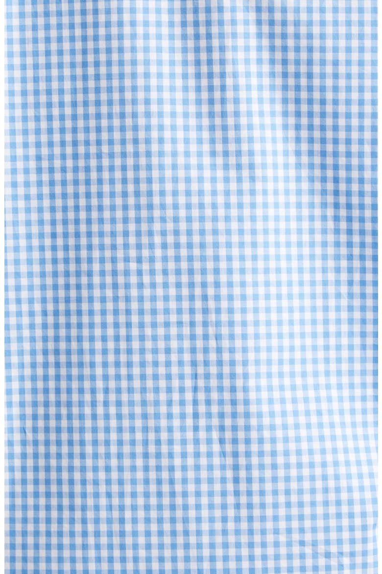 Gingham Cotton Poplin Button-Up Shirt, Alternate, color, BLUE/ WHITE