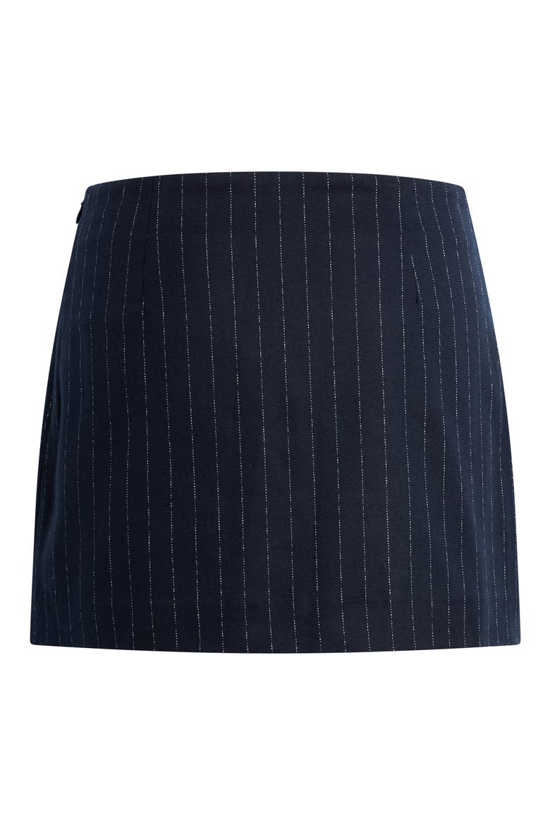 The Favorite Skort, Alternate, color, NAVY PINSTRIPE