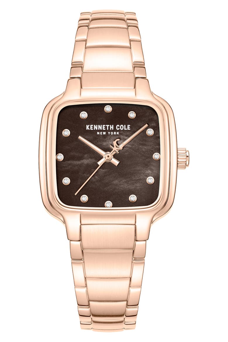 Classic Mother-of-Pearl & Diamond Bracelet Watch, 28mm x 31.6mm video