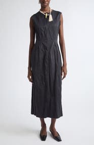 NACKIYÈ Golightly Loro Piana Wool Midi Dress