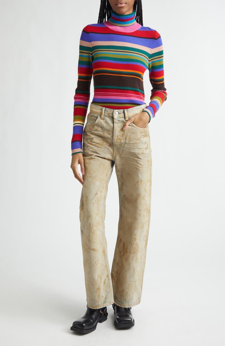 Acne Studios 2021 Regular Fit Jeans, Alternate, color, Sand Beige