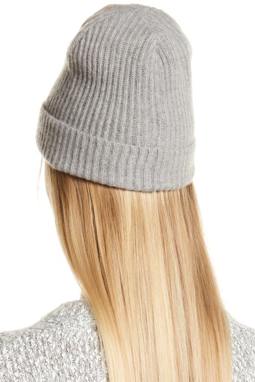 Portolano Cashmere Beanie In Gray