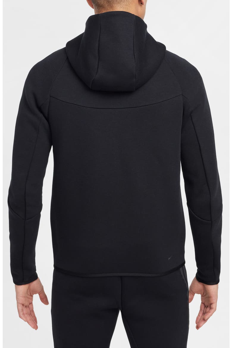 Tech Windrunner Zip Hoodie, Alternate, color, BLACK/ BLACK