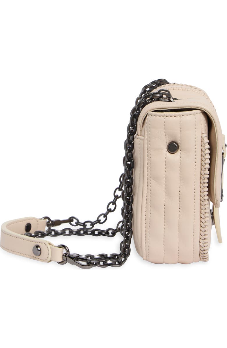 Longchamp Leather Crossbody Bag, Alternate, color, Chalk