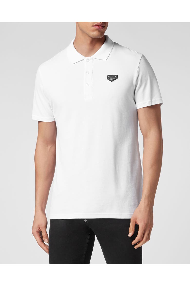 Slim Fit Polo Shirt Ss Comfort Men, Main, color, white