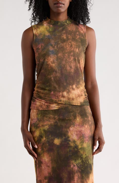 Sleeveless Mesh Top