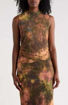 Sleeveless Mesh Top