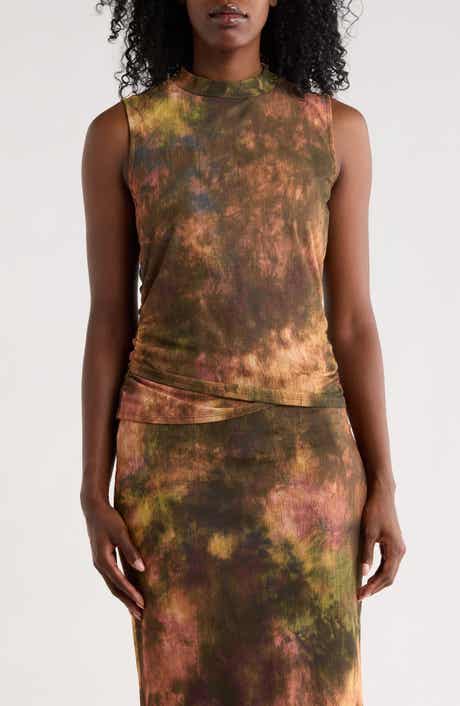 Sleeveless Mesh Top