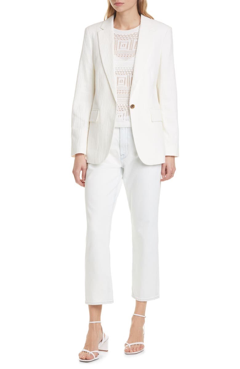 FRAME Le Hollywood Crop Straight Leg Jeans, Alternate, color, 