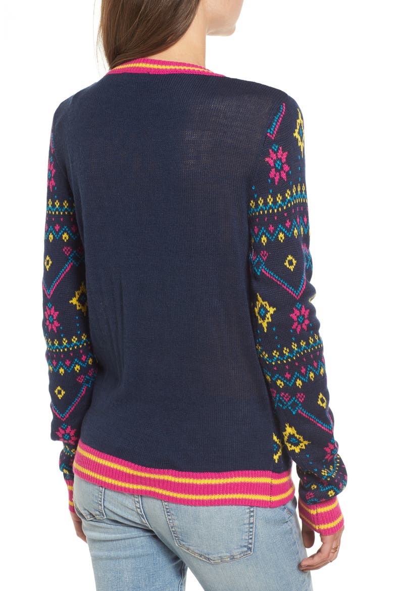Sleigh All Day Sweater, Alternate, color, NAVY
