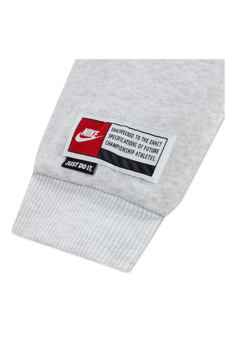 Kids' Graphic Crewneck Sweatshirt, Alternate, color, BIRCH HEATHER