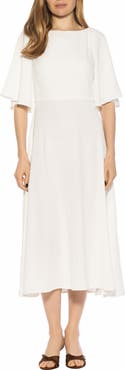Alexia Admor Milos Boatneck Midi Dress