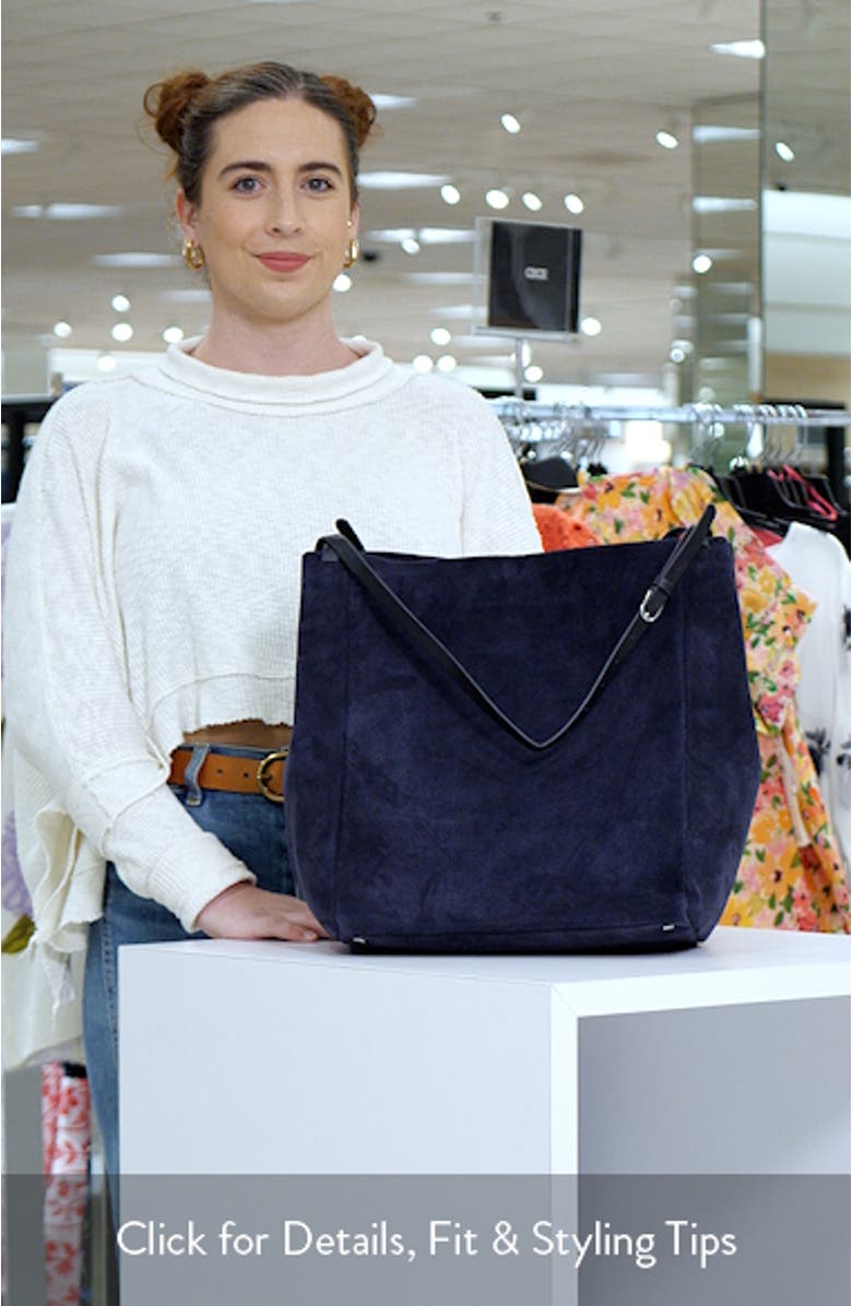 Large Josie Suede Tote, sales video thumbnail