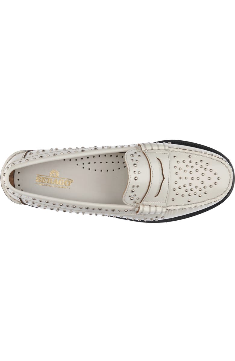 Sebago Dan Studs Loafer, Alternate, color, White