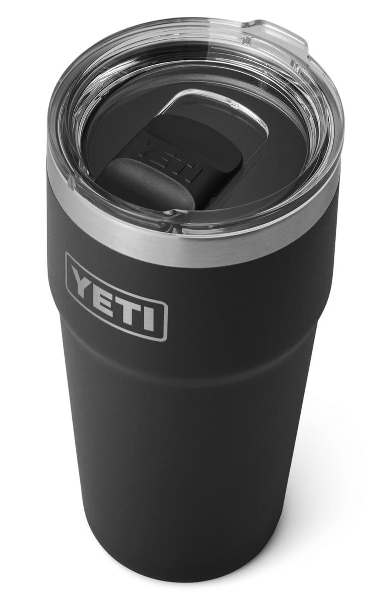 YETI Rambler 20-Ounce Stackable Cup, Alternate, color, Black