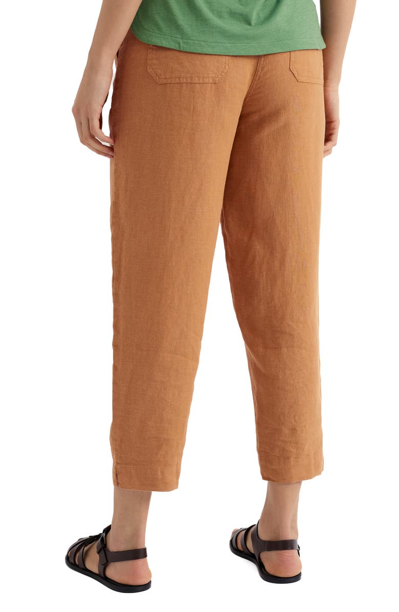 Seasalt Cornwall Saltings Cropped Linen Pants, Alternate, color,