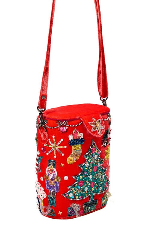 Simitri Ugly Christmas Bucket Bag In Red