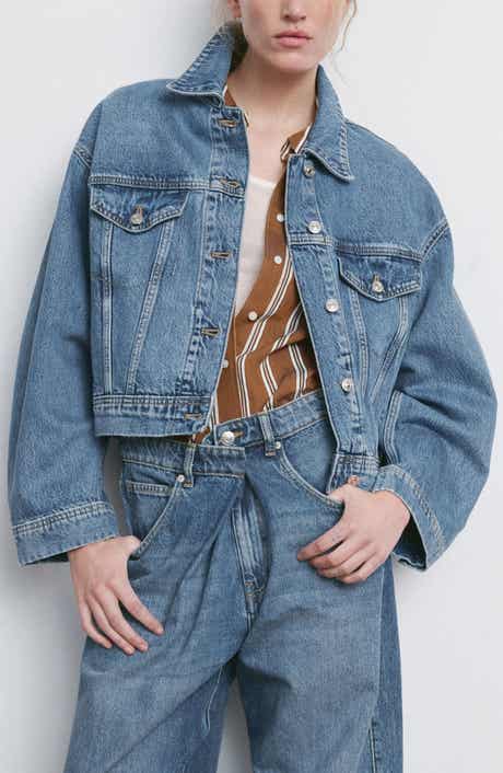 Oversize Crop Denim Jacket