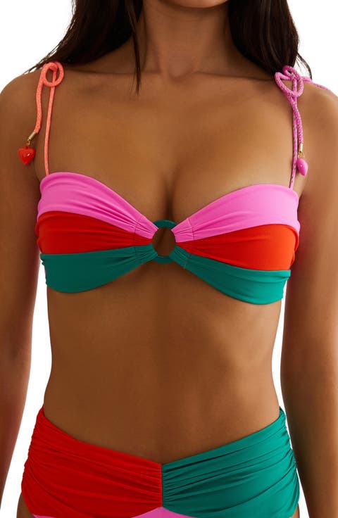 Sophia Tie Strap Bikini Top