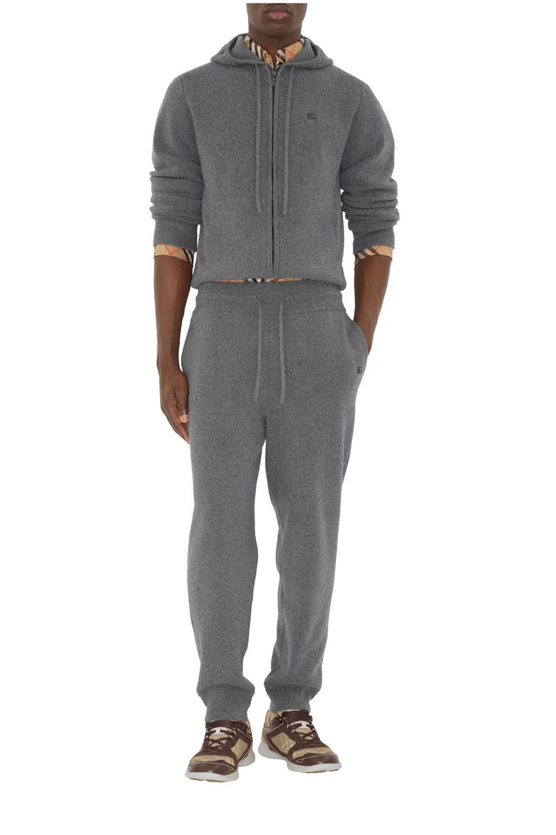Cashmere Blend Jogging Pants, Main, color, Grey