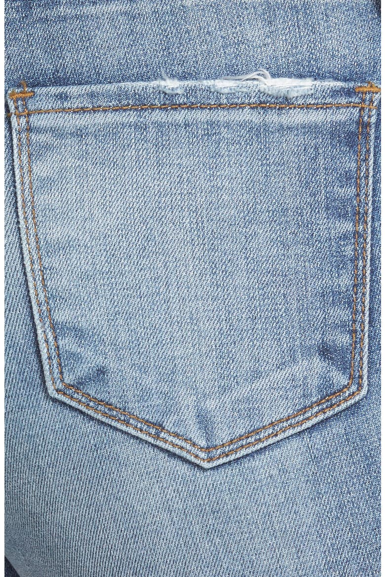 'Reese' Distressed Stretch Ankle Straight Leg Jeans, Alternate, color, FANTASTIC