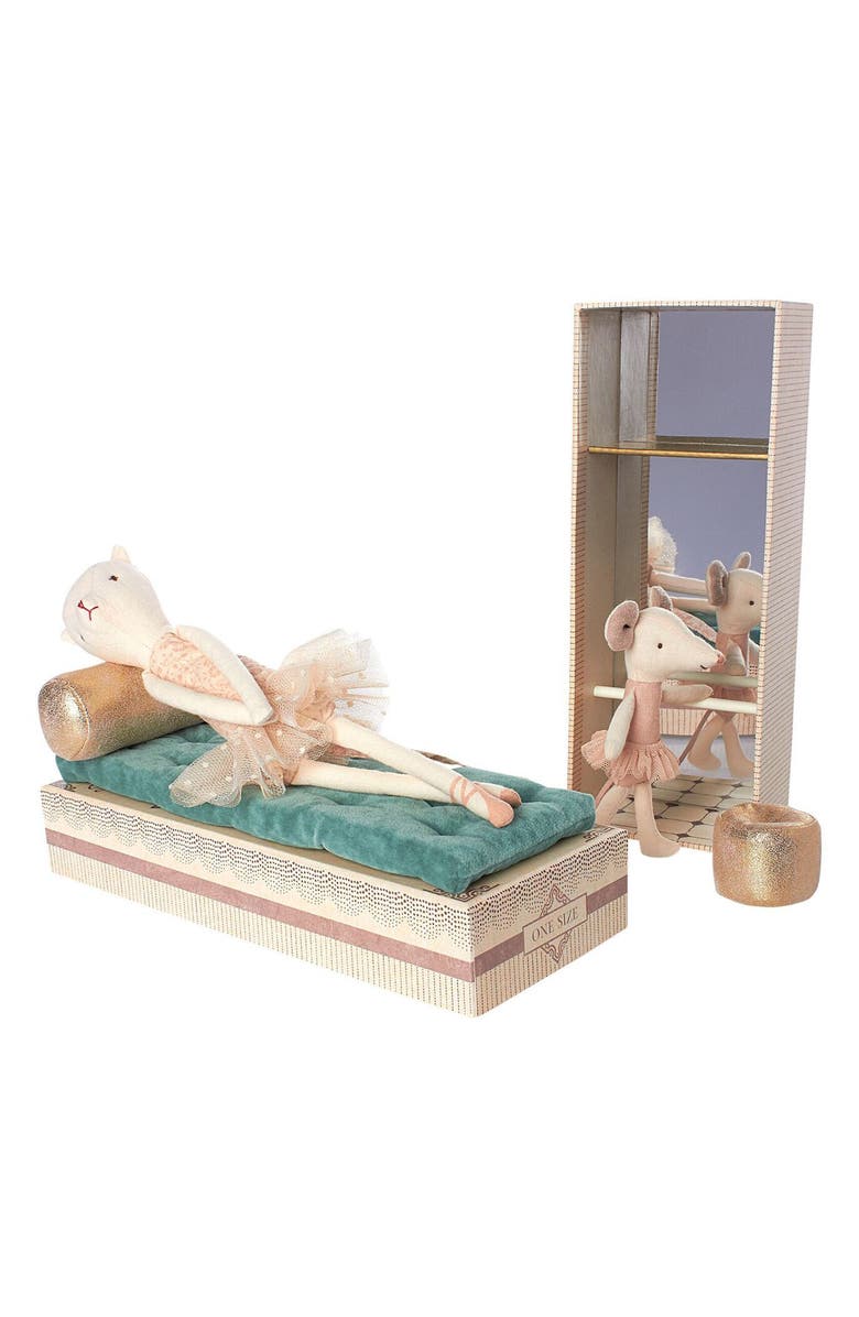 Maileg Cat & Mouse Dance Studio, Main, color, 