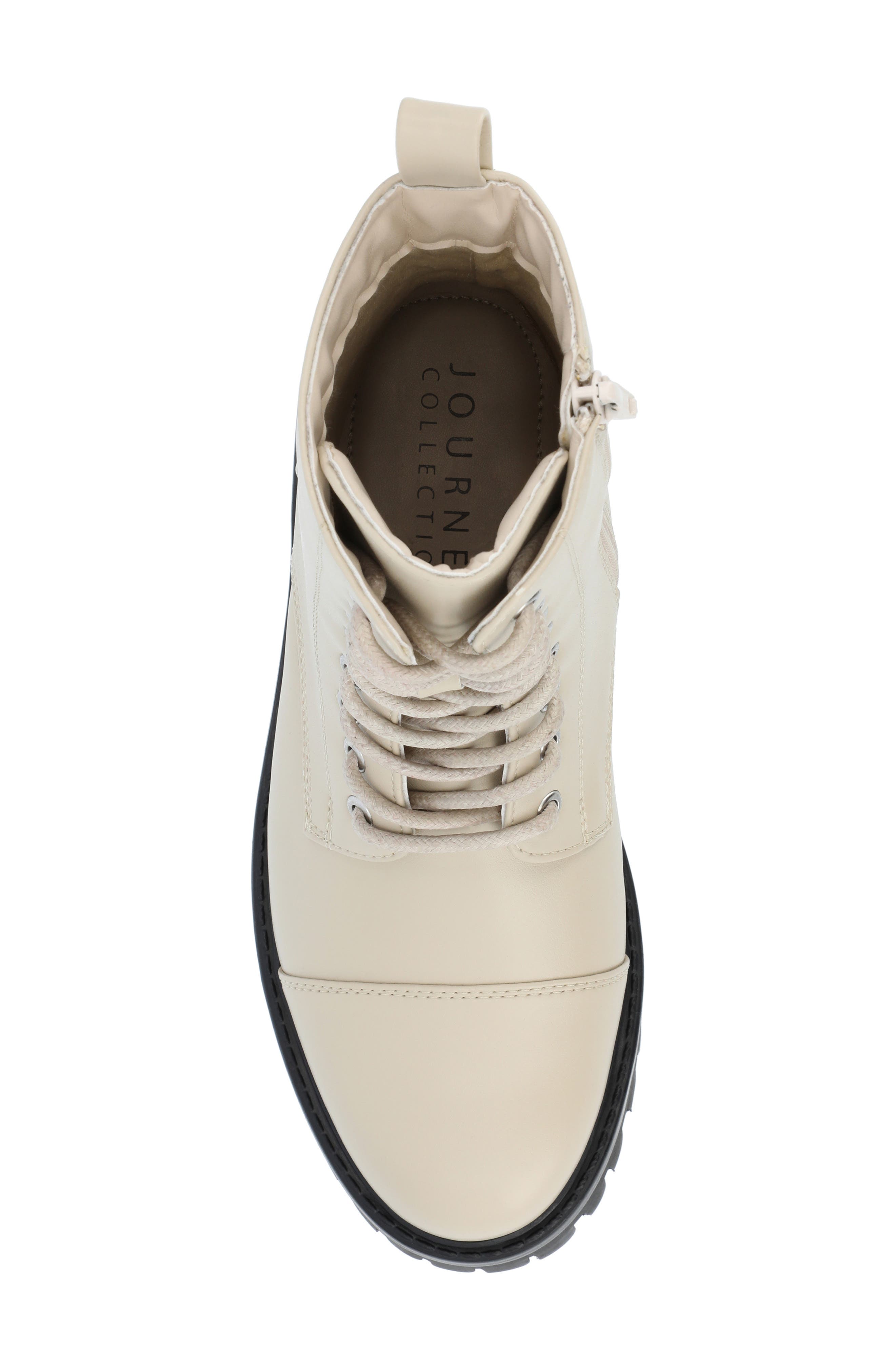 Journee Collection Aaley Bootie, Alternate, color, Bone