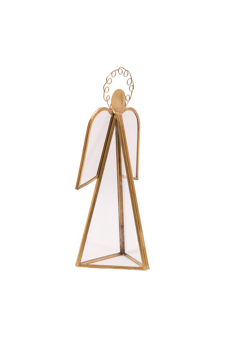 Angel Glass Figurine, Alternate, color, Gold