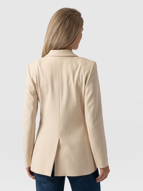 Saint + Sofia Cambridge Blazer In Sand