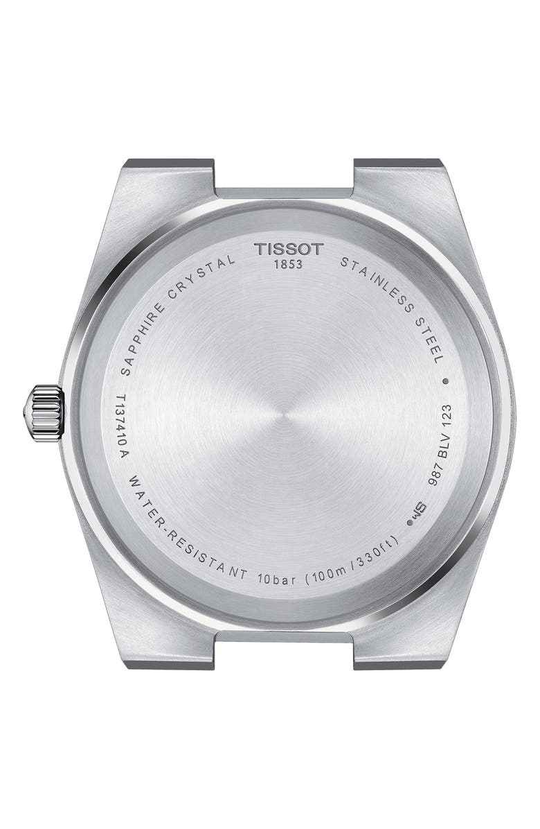 Tissot PRX Rubber Strap Watch, 40mm, Alternate, color, Black