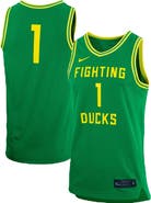 Nike Unisex Nike #1 Green Oregon Ducks Women's Basketball Replica Jersey