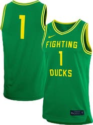 Nike Unisex Nike #1 Green Oregon Ducks Women's Basketball Replica Jersey