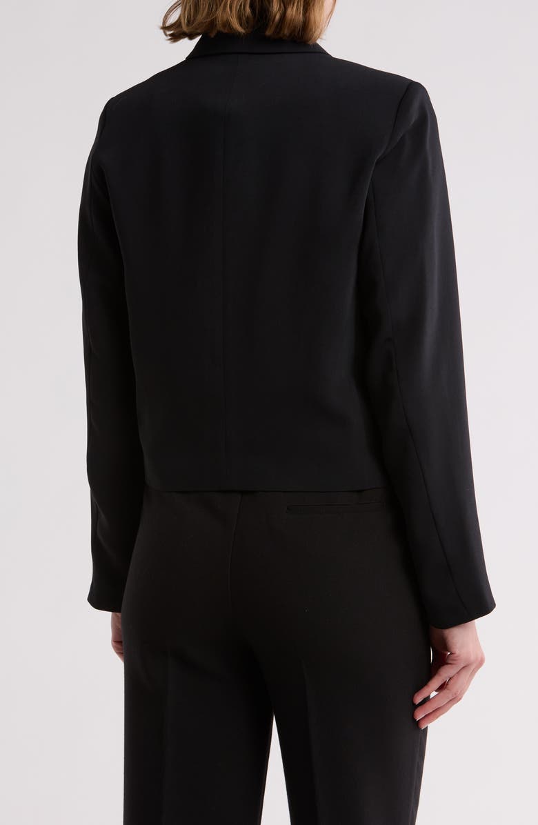 Gemma + Jane Double Breasted Crop Blazer, Alternate, color, Black