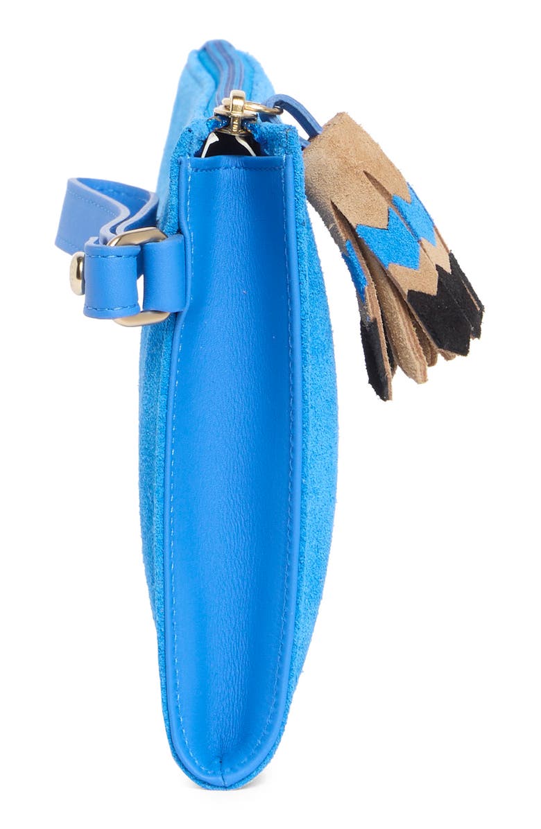 Longchamp Le Pilage Zip Wristlet Pouch, Alternate, color, Ocean