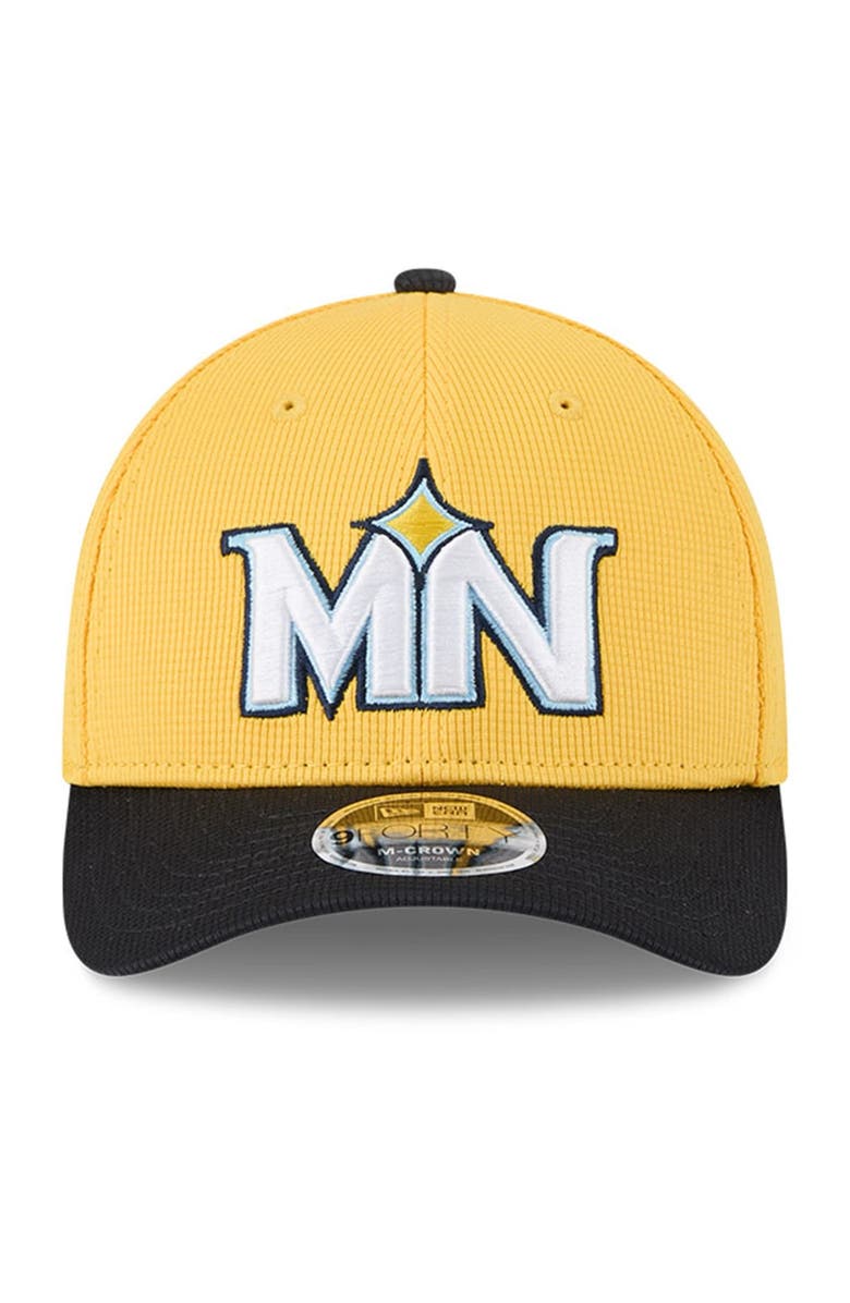 New Era Men's New Era Yellow/Black Minnesota Twins City Connect Batting Practice 9FORTY M-Crown Adjustable Hat, Alternate, color, Yellow