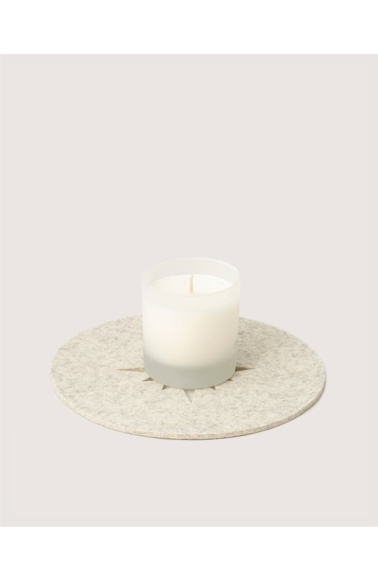 Graf Lantz Merino Wool Bauble Trivet, Alternate, color, Heather White