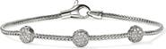 John Hardy Essentials Diamond Pav9 Station Bracelet