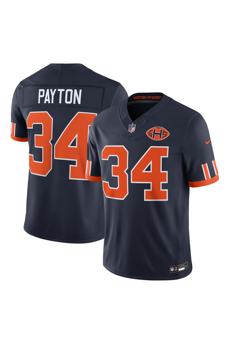 Men's Nike Walter Payton Navy Chicago Bears 2026 Rivalries Collection Stitched Limited Jersey, Main, color, Navy
