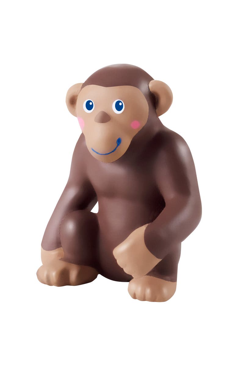 HABA Little Friends Monkey - Chunky Plastic Zoo Animal Toy Figure, Alternate, color, Multi
