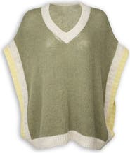 SAACHI Striped V-Neck Sweater