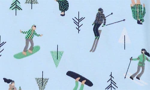 Pillow Talk Kids' Matching Family Ski Days Long Sleeve Pajamas