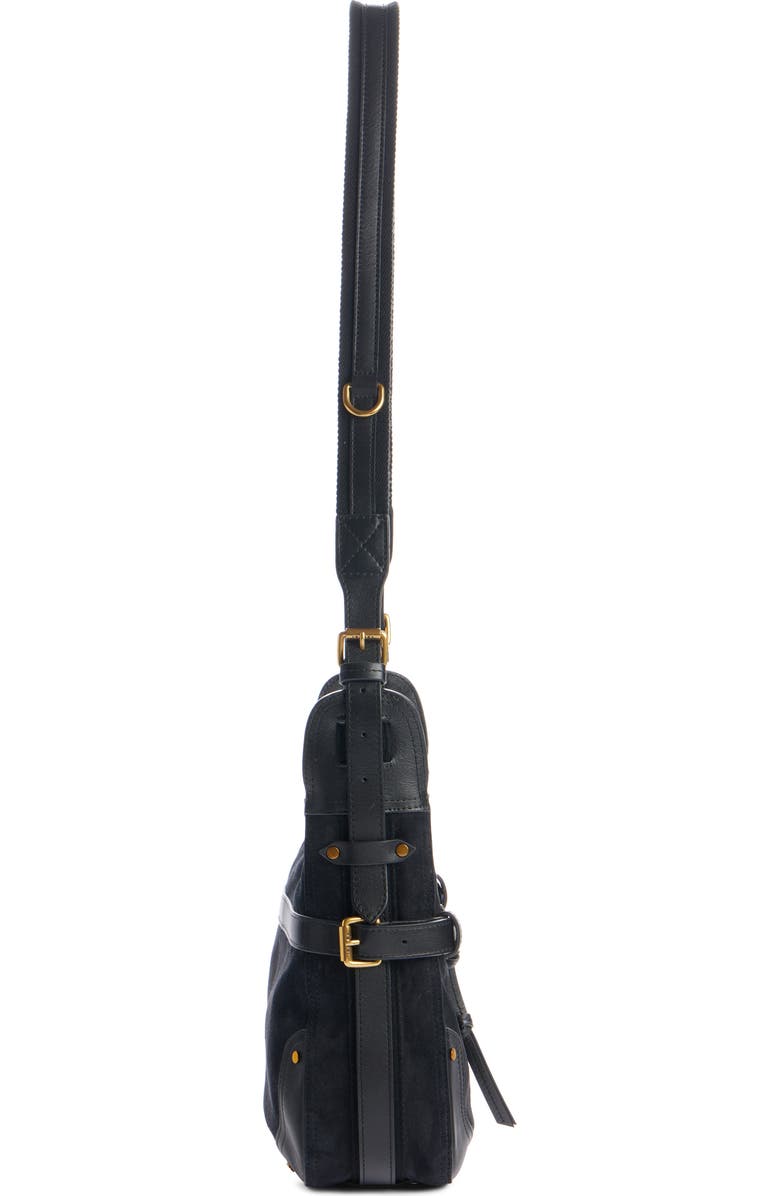 Isabel Marant Small Sierra Suede Hobo Bag, Alternate, color,